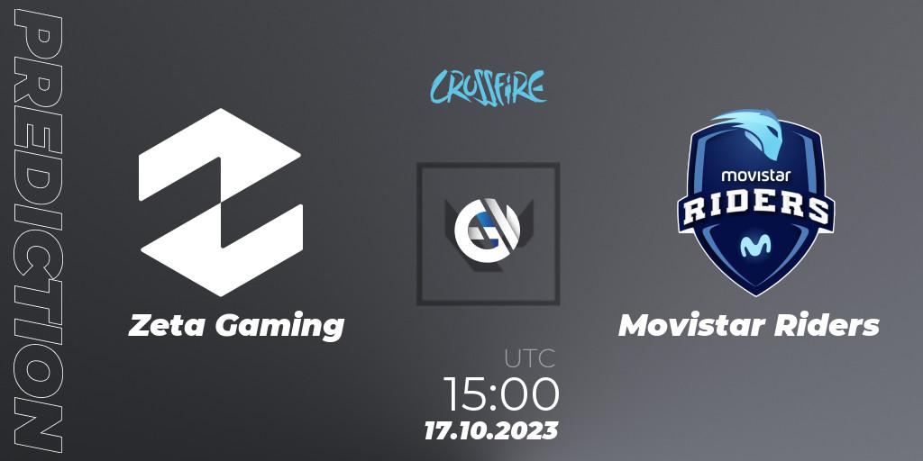 Pronóstico Zeta Gaming - Movistar Riders. 17.10.2023 at 15:00, VALORANT, LVP - Crossfire Cup 2023: Contenders #2