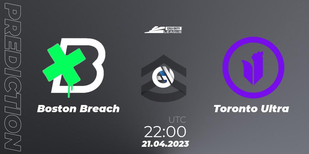 Pronóstico Boston Breach - Toronto Ultra. 21.04.2023 at 22:00, Call of Duty, Call of Duty League 2023: Stage 4 Major