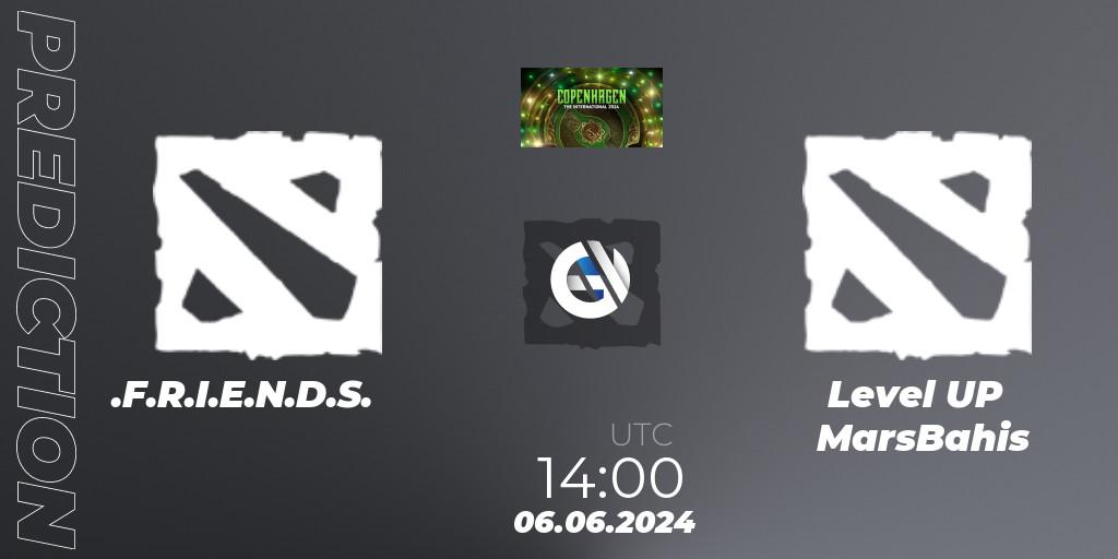 Pronóstico.F.R.I.E.N.D.S. - Level UP MarsBahis. 06.06.2024 at 13:30, Dota 2, The International 2024: Eastern Europe Open Qualifier #2