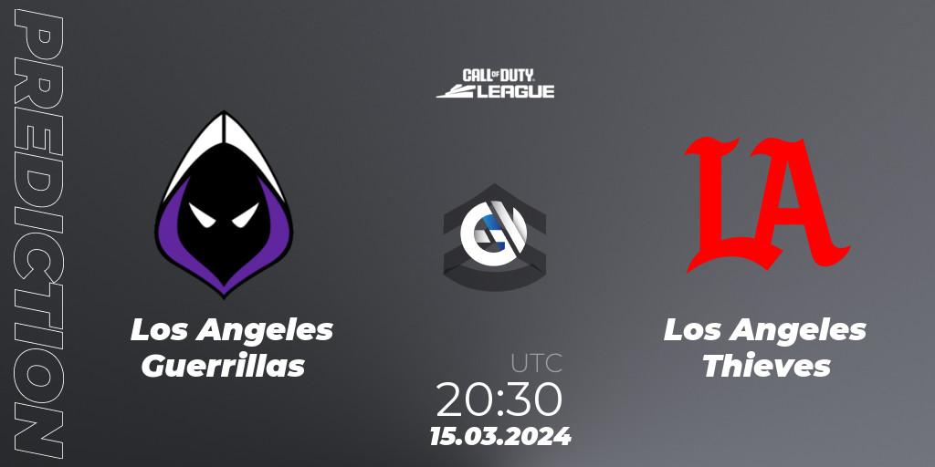 Pronóstico Los Angeles Guerrillas - Los Angeles Thieves. 15.03.24, Call of Duty, Call of Duty League 2024: Stage 2 Major Qualifiers