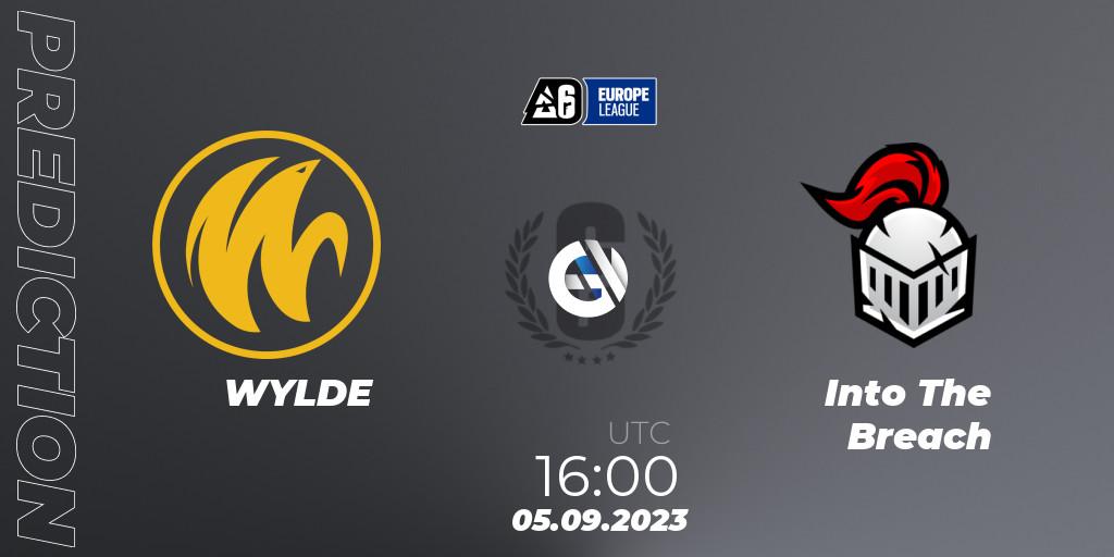 Pronóstico WYLDE - Into The Breach. 05.09.23, Rainbow Six, Europe League 2023 - Stage 2