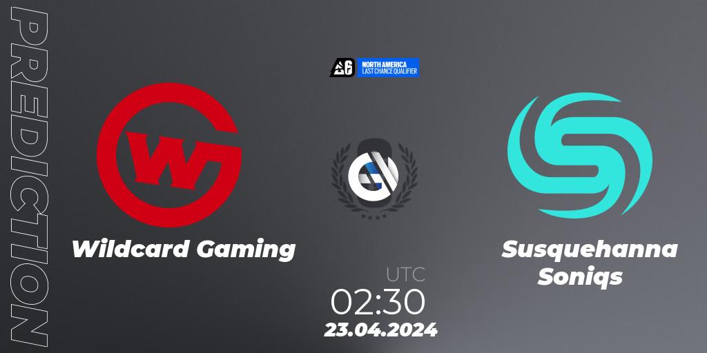 Pronóstico Wildcard Gaming - Susquehanna Soniqs. 23.04.24, Rainbow Six, North America League 2024 - Stage 1: Last Chance Qualifier