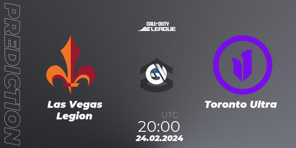 Pronóstico Las Vegas Legion - Toronto Ultra. 24.02.24, Call of Duty, Call of Duty League 2024: Stage 2 Major Qualifiers
