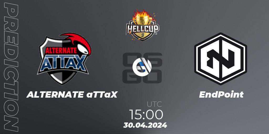 Pronóstico ALTERNATE aTTaX - EndPoint. 30.04.2024 at 15:00, Counter-Strike (CS2), HellCup #9
