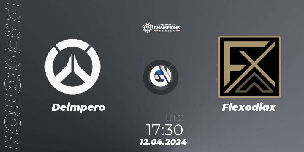 Pronóstico Deimpero - Flexodiax. 12.04.2024 at 17:30, Overwatch, Overwatch Champions Series 2024 - EMEA Stage 2 Group Stage
