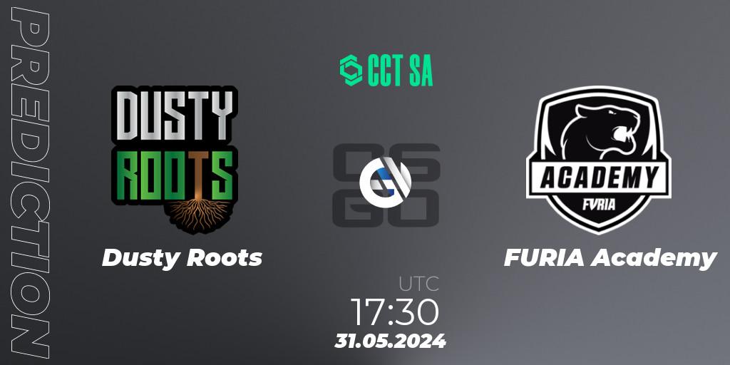 Pronóstico Dusty Roots - FURIA Academy. 31.05.2024 at 17:40, Counter-Strike (CS2), CCT Season 2 South America Series 1