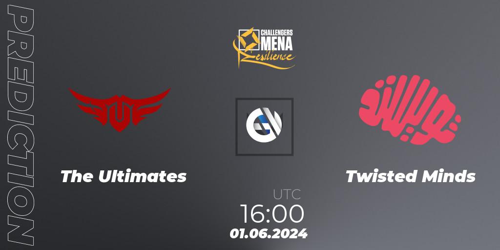 Pronóstico The Ultimates - Twisted Minds. 01.06.2024 at 16:00, VALORANT, VALORANT Challengers 2024 MENA: Resilience Split 2 - GCC and Iraq