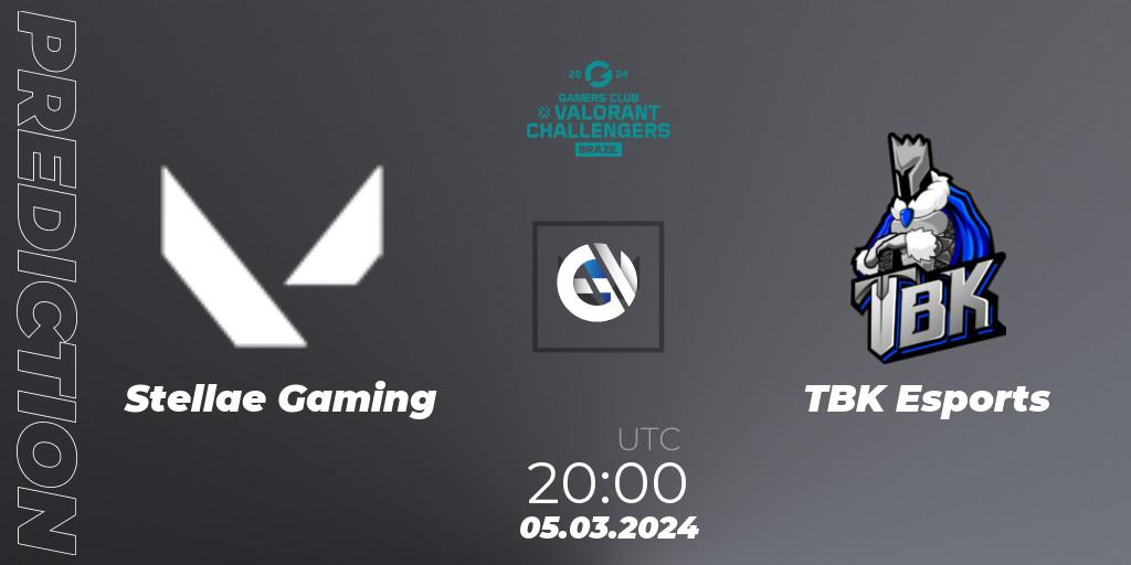 Pronóstico Stellae Gaming - TBK Esports. 05.03.2024 at 20:00, VALORANT, VALORANT Challengers Brazil 2024: Split 1