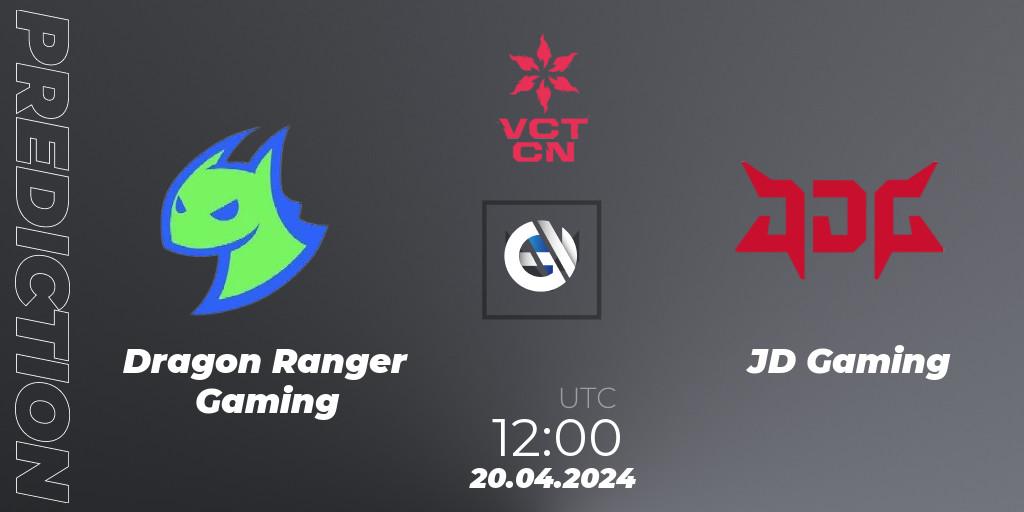 Pronóstico Dragon Ranger Gaming - JD Gaming. 20.04.24, VALORANT, VALORANT Champions Tour China 2024: Stage 1 - Group Stage