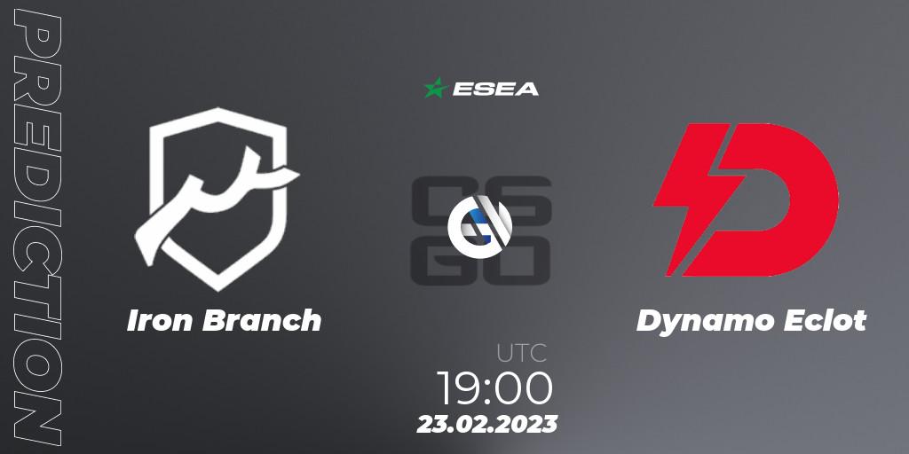 Pronóstico Iron Branch - Dynamo Eclot. 03.03.2023 at 13:00, Counter-Strike (CS2), ESEA Season 44: Advanced Division - Europe