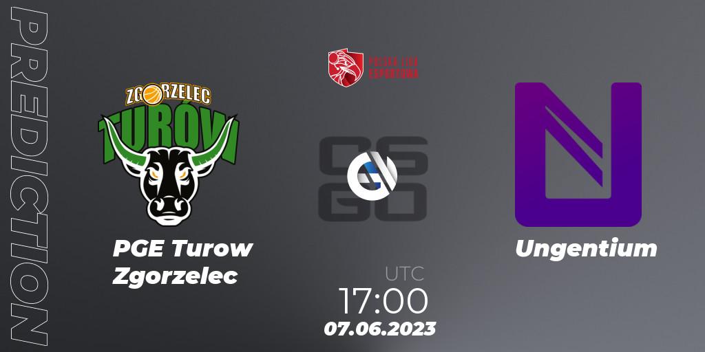 Pronóstico PGE Turow Zgorzelec - Ungentium. 08.06.23, CS2 (CS:GO), Polish Esports League 2023 Split 2