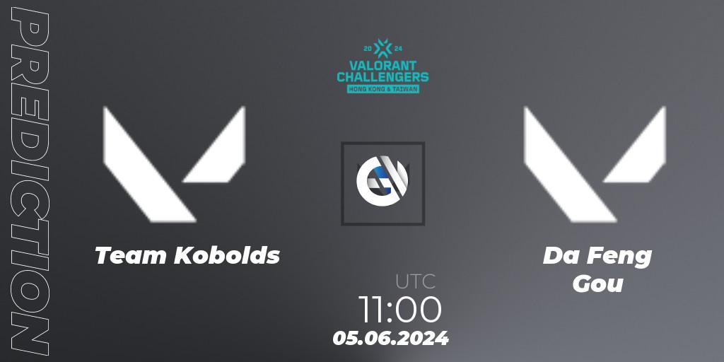 Pronóstico Team Kobolds - Da Feng Gou. 05.06.2024 at 11:00, VALORANT, VALORANT Challengers Hong Kong and Taiwan 2024: Split 2