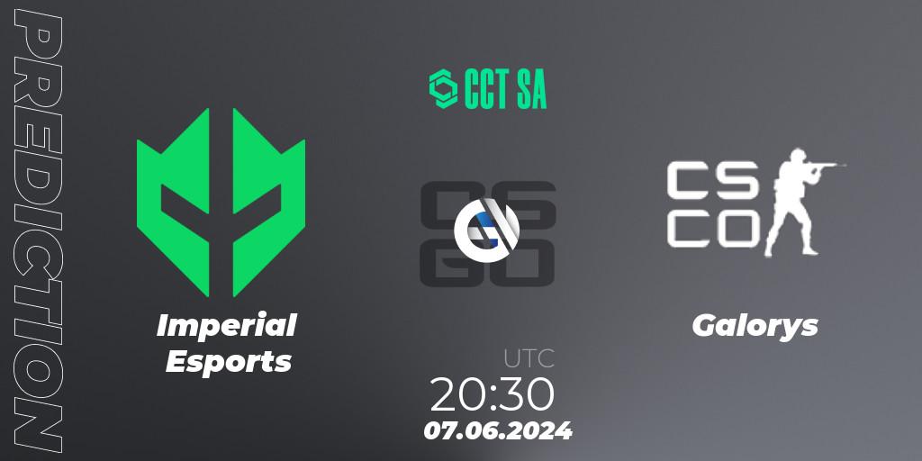 Pronóstico Imperial Esports - Galorys. 07.06.2024 at 20:30, Counter-Strike (CS2), CCT Season 2 South America Series 1