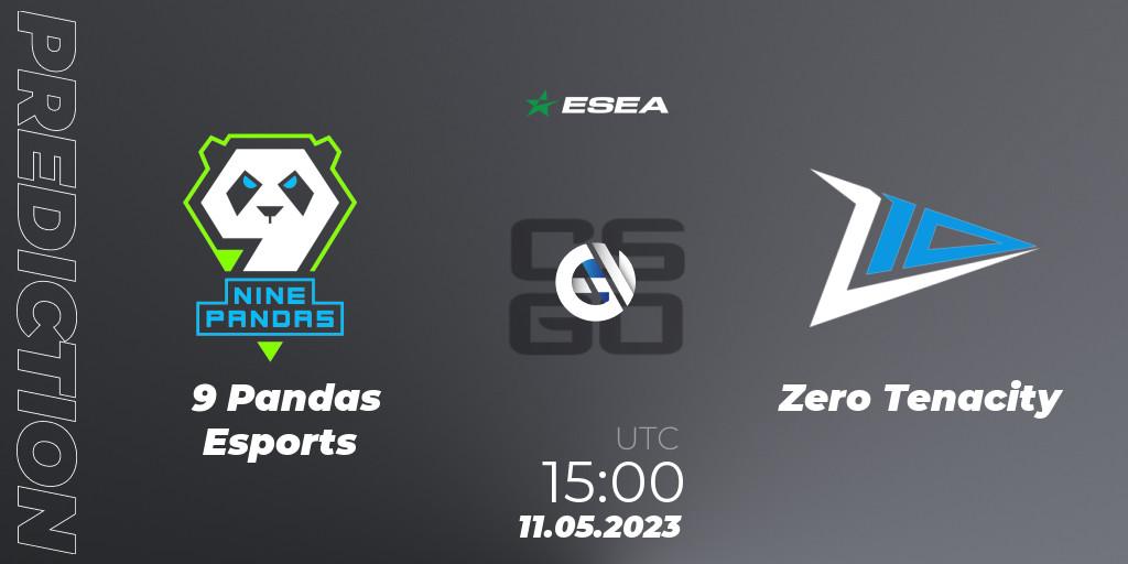 Pronóstico 9 Pandas Esports - Zero Tenacity. 11.05.2023 at 15:00, Counter-Strike (CS2), ESEA Season 45: Advanced Division - Europe
