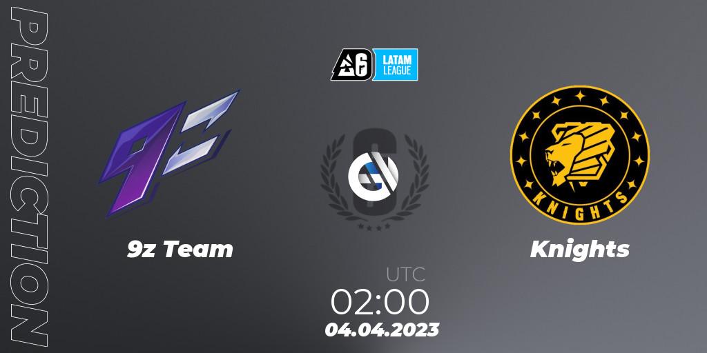 Pronóstico 9z Team - Knights. 04.04.2023 at 02:00, Rainbow Six, LATAM League 2023 - Stage 1