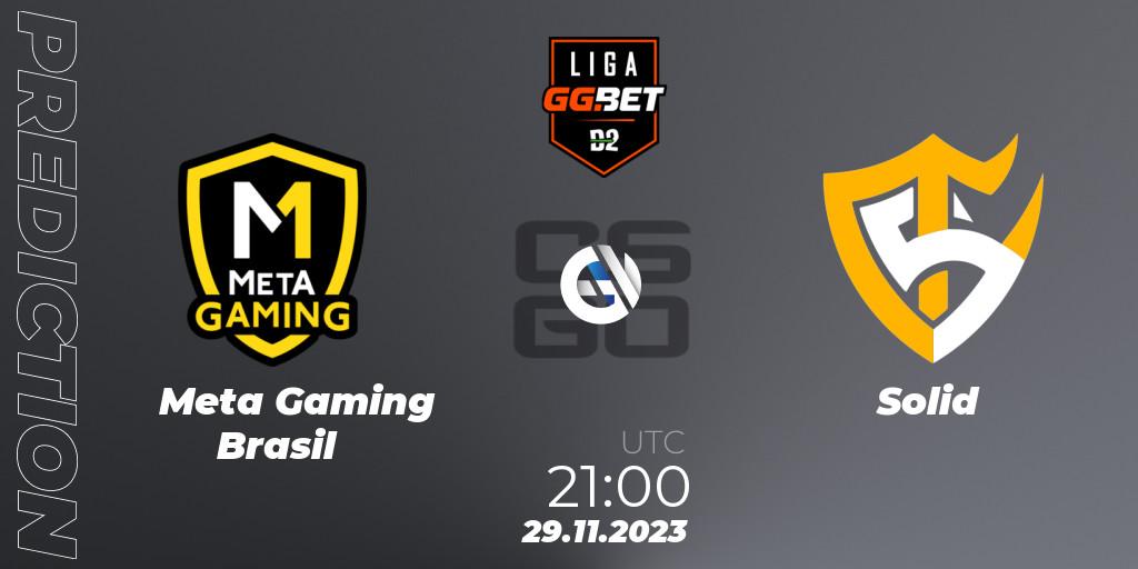 Pronóstico Meta Gaming Brasil - Solid. 29.11.23, CS2 (CS:GO), Dust2 Brasil Liga Season 2