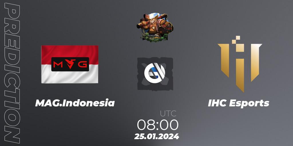 Pronóstico MAG.Indonesia - IHC Esports. 25.01.2024 at 08:00, Dota 2, ESL One Birmingham 2024: Southeast Asia Open Qualifier #2