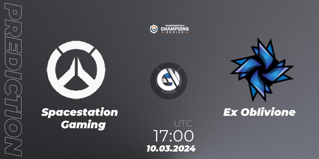 Pronóstico Spacestation Gaming - Ex Oblivione. 10.03.2024 at 16:00, Overwatch, Overwatch Champions Series 2024 - EMEA Stage 1 Group Stage
