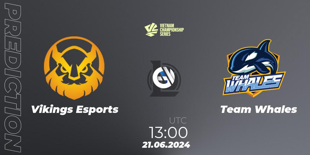 Pronóstico Vikings Esports - Team Whales. 21.06.2024 at 13:00, LoL, VCS Summer 2024 - Group Stage