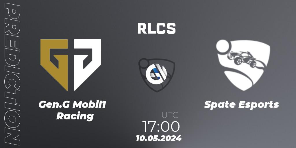 Pronóstico Gen.G Mobil1 Racing - Spate Esports. 10.05.2024 at 17:00, Rocket League, RLCS 2024 - Major 2: NA Open Qualifier 5