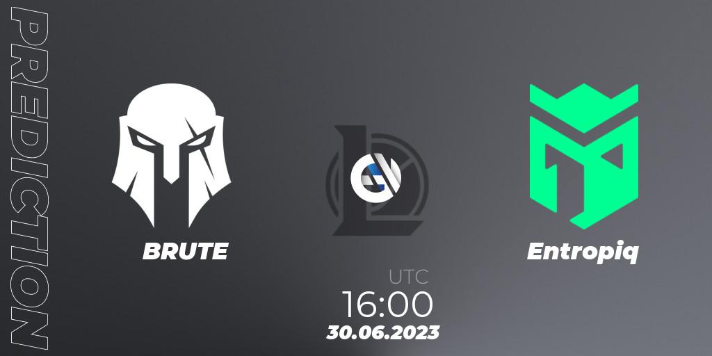 Pronóstico BRUTE - Entropiq. 06.06.2023 at 17:00, LoL, Hitpoint Masters Summer 2023 - Group Stage