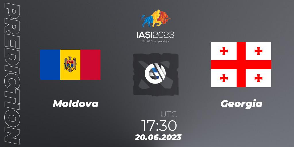 Pronóstico Moldova - Georgia. 20.06.2023 at 19:24, Dota 2, IESF Europe B Qualifier 2023