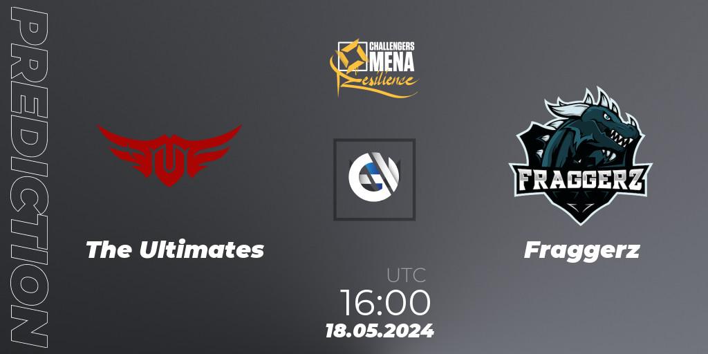 Pronóstico The Ultimates - Fraggerz. 18.05.2024 at 16:00, VALORANT, VALORANT Challengers 2024 MENA: Resilience Split 2 - GCC and Iraq