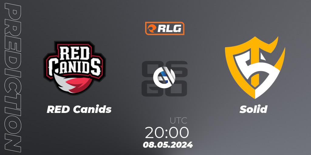 Pronóstico RED Canids - Solid. 08.05.2024 at 20:00, Counter-Strike (CS2), RES Latin American Series #4
