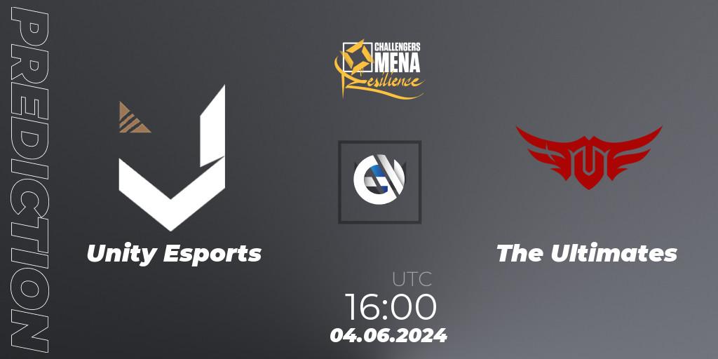 Pronóstico Unity Esports - The Ultimates. 12.06.2024 at 16:00, VALORANT, VALORANT Challengers 2024 MENA: Resilience Split 2 - GCC and Iraq