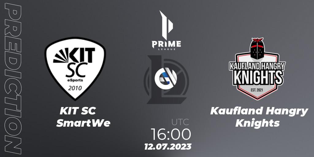 Pronóstico KIT SC SmartWe - Kaufland Hangry Knights. 12.07.2023 at 16:00, LoL, Prime League 2nd Division Summer 2023