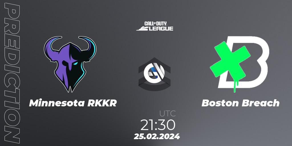 Pronóstico Minnesota RØKKR - Boston Breach. 25.02.24, Call of Duty, Call of Duty League 2024: Stage 2 Major Qualifiers