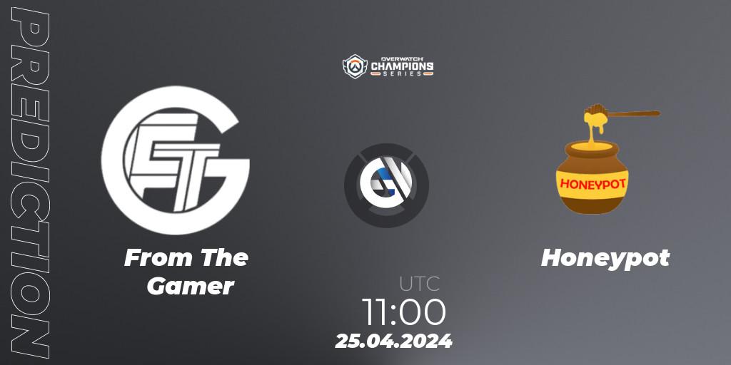 Pronóstico From The Gamer - Honeypot. 25.04.2024 at 09:00, Overwatch, Overwatch Champions Series 2024 - Asia Stage 1 Main Event