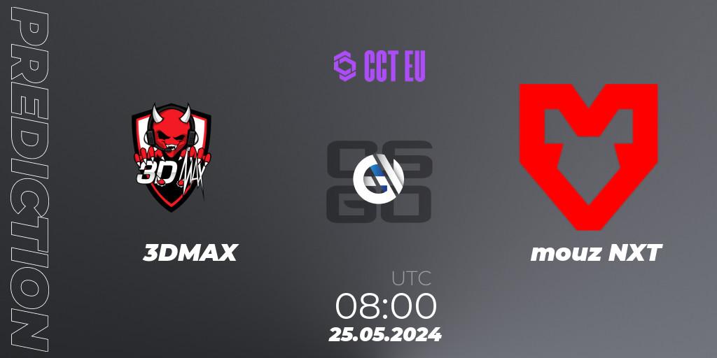 Pronóstico 3DMAX - mouz NXT. 25.05.2024 at 08:00, Counter-Strike (CS2), CCT Season 2 European Series #3