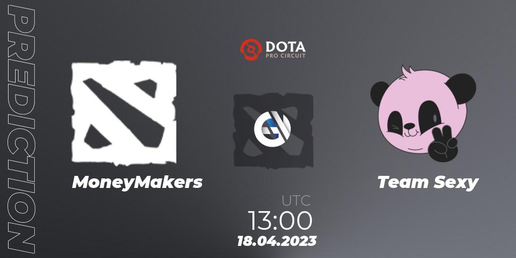 Pronóstico MoneyMakers - Team Sexy. 18.04.2023 at 13:16, Dota 2, DPC 2023 Tour 2: EEU Division II (Lower)