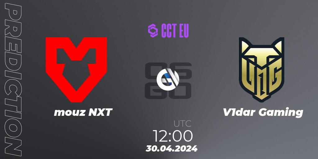 Pronóstico mouz NXT - V1dar Gaming. 30.04.2024 at 12:00, Counter-Strike (CS2), CCT Season 2 Europe Series 2 