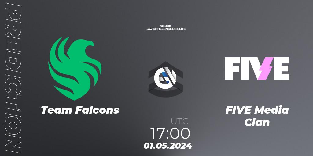 Pronóstico Team Falcons - FIVE Media Clan. 01.05.2024 at 17:00, Call of Duty, Call of Duty Challengers 2024 - Elite 2: EU