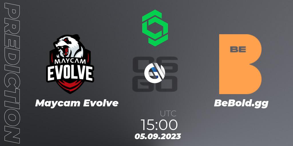 Pronóstico Maycam Evolve - BeBold.gg. 05.09.2023 at 15:00, Counter-Strike (CS2), CCT South America Series #11: Closed Qualifier