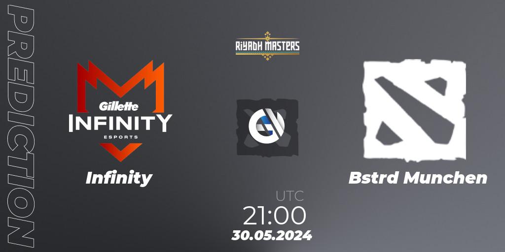 Pronóstico Infinity - Bstrd Munchen. 30.05.2024 at 21:00, Dota 2, Riyadh Masters 2024: South America Open Qualifier