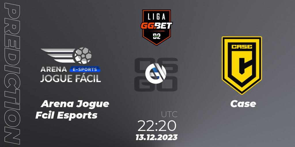 Pronóstico Arena Jogue Fácil Esports - Case. 13.12.2023 at 22:20, Counter-Strike (CS2), Dust2 Brasil Liga Season 2