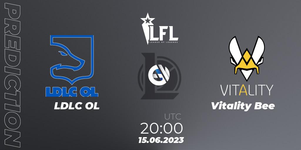 Pronóstico LDLC OL - Vitality Bee. 15.06.2023 at 20:00, LoL, LFL Summer 2023 - Group Stage