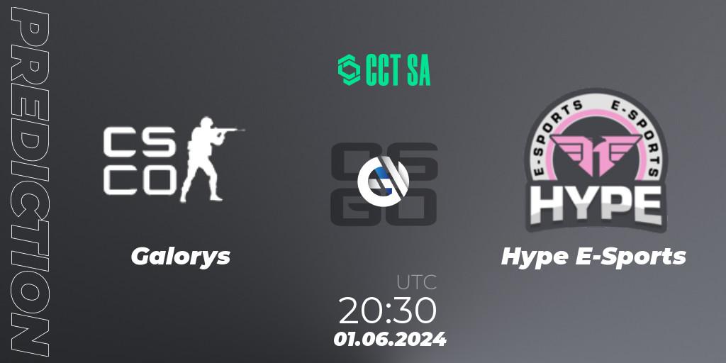 Pronóstico Galorys - Hype E-Sports. 01.06.2024 at 17:30, Counter-Strike (CS2), CCT Season 2 South America Series 1