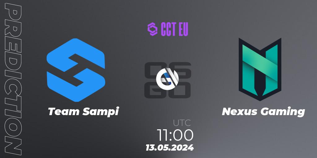 Pronóstico Team Sampi - Nexus Gaming. 13.05.2024 at 11:00, Counter-Strike (CS2), CCT Season 2 European Series #3