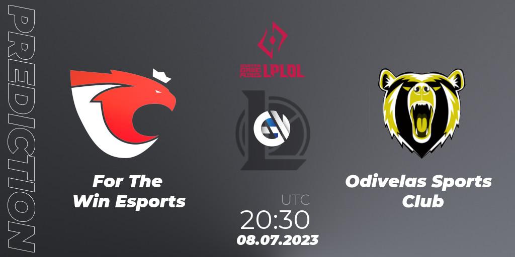 Pronóstico For The Win Esports - Odivelas Sports Club. 08.07.23, LoL, LPLOL Split 2 2023 - Group Stage