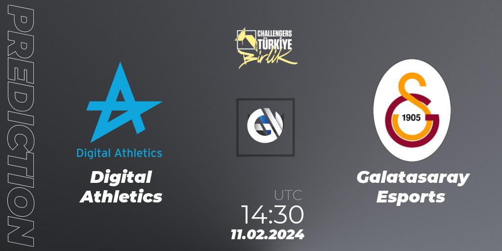 Pronóstico Digital Athletics - Galatasaray Esports. 11.02.24, VALORANT, VALORANT Challengers 2024 Turkey: Birlik Split 1