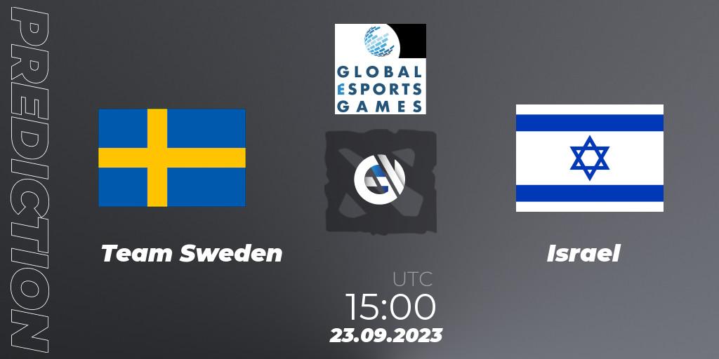 Pronóstico Team Sweden - Israel. 23.09.23, Dota 2, Global Esports Games 2023: Europe Qualifier