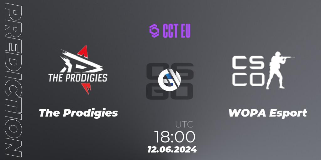 Pronóstico The Prodigies - WOPA Esport. 12.06.2024 at 18:00, Counter-Strike (CS2), CCT Season 2 European Series #6 Play-In