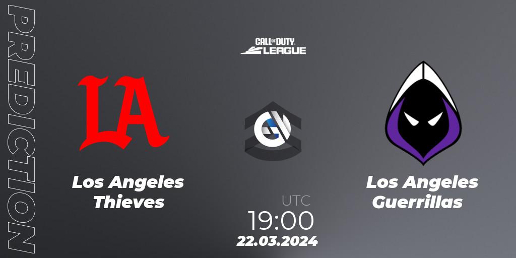 Pronóstico Los Angeles Thieves - Los Angeles Guerrillas. 22.03.24, Call of Duty, Call of Duty League 2024: Stage 2 Major