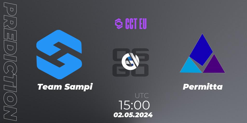 Pronóstico Team Sampi - Permitta. 02.05.2024 at 15:00, Counter-Strike (CS2), CCT Season 2 Europe Series 2 