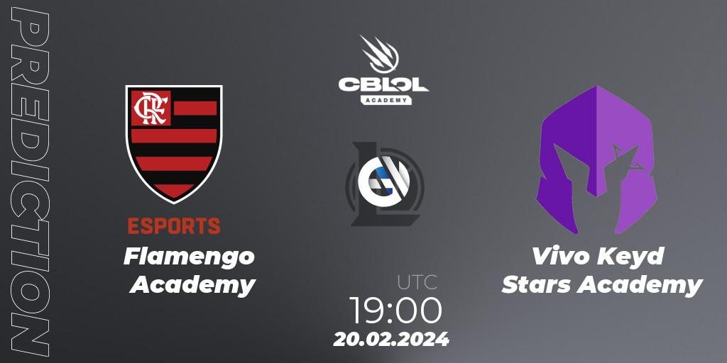 Pronóstico Flamengo Academy - Vivo Keyd Stars Academy. 20.02.2024 at 19:00, LoL, CBLOL Academy Split 1 2024