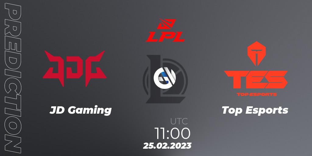 Pronóstico JD Gaming - Top Esports. 25.02.2023 at 12:10, LoL, LPL Spring 2023 - Group Stage